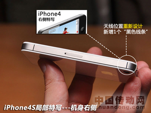 iPhone4S機(jī)身右側(cè)